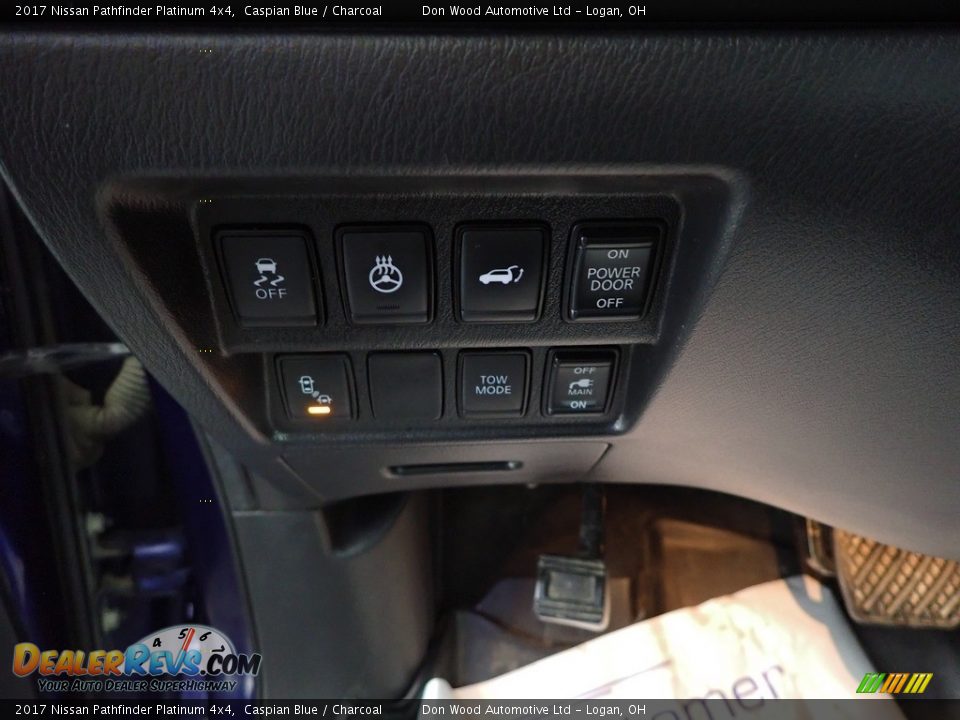 2017 Nissan Pathfinder Platinum 4x4 Caspian Blue / Charcoal Photo #20