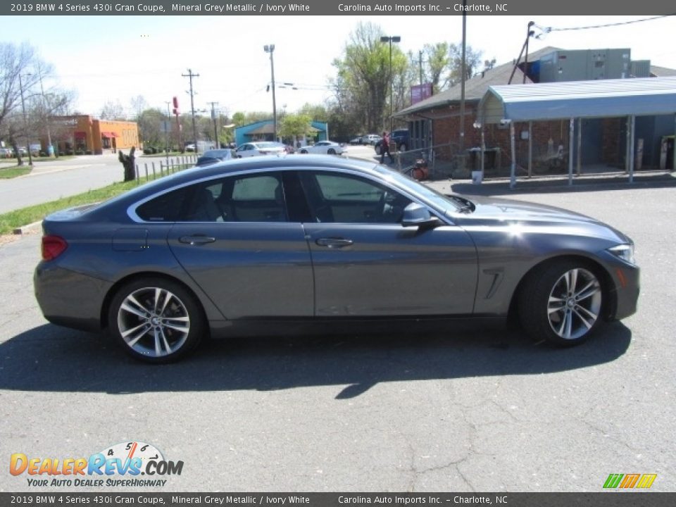 2019 BMW 4 Series 430i Gran Coupe Mineral Grey Metallic / Ivory White Photo #11