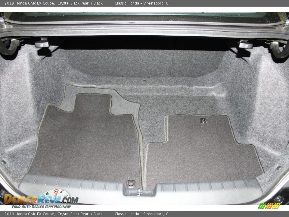 2019 Honda Civic EX Coupe Crystal Black Pearl / Black Photo #19