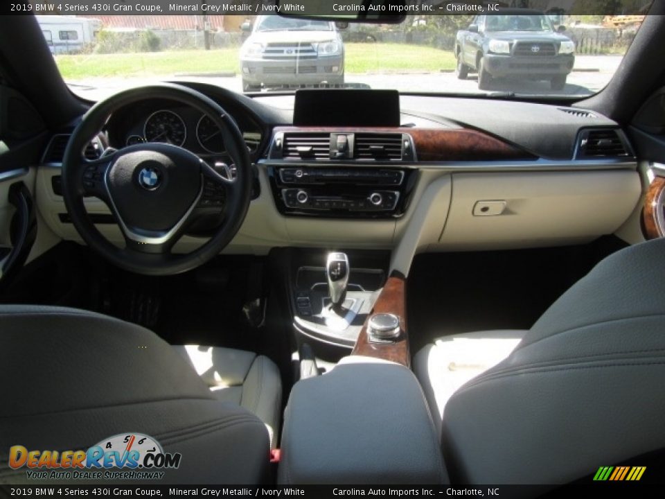 2019 BMW 4 Series 430i Gran Coupe Mineral Grey Metallic / Ivory White Photo #13