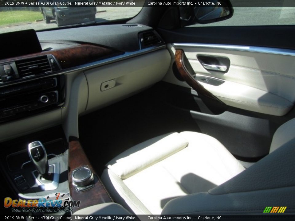2019 BMW 4 Series 430i Gran Coupe Mineral Grey Metallic / Ivory White Photo #14