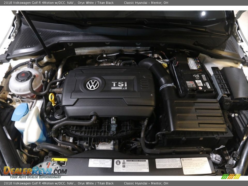 2018 Volkswagen Golf R 4Motion w/DCC. NAV. Oryx White / Titan Black Photo #21