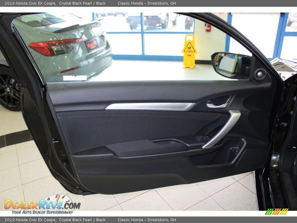 2019 Honda Civic EX Coupe Crystal Black Pearl / Black Photo #21