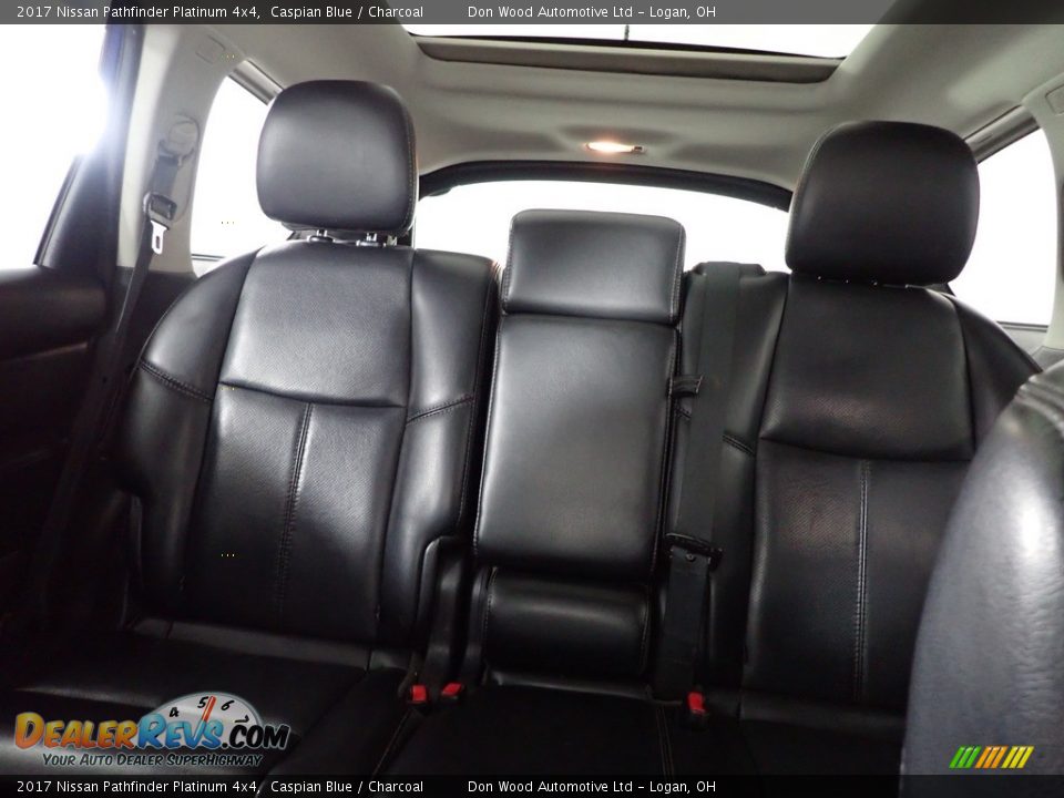2017 Nissan Pathfinder Platinum 4x4 Caspian Blue / Charcoal Photo #26