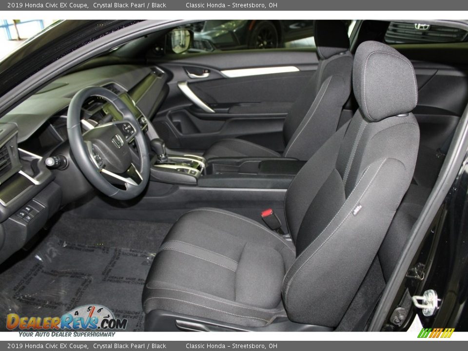 2019 Honda Civic EX Coupe Crystal Black Pearl / Black Photo #23