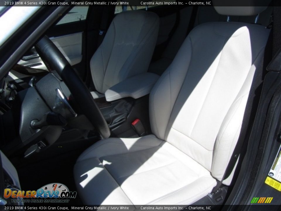 2019 BMW 4 Series 430i Gran Coupe Mineral Grey Metallic / Ivory White Photo #18