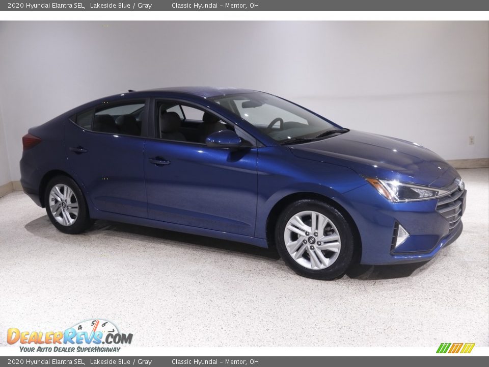 2020 Hyundai Elantra SEL Lakeside Blue / Gray Photo #1