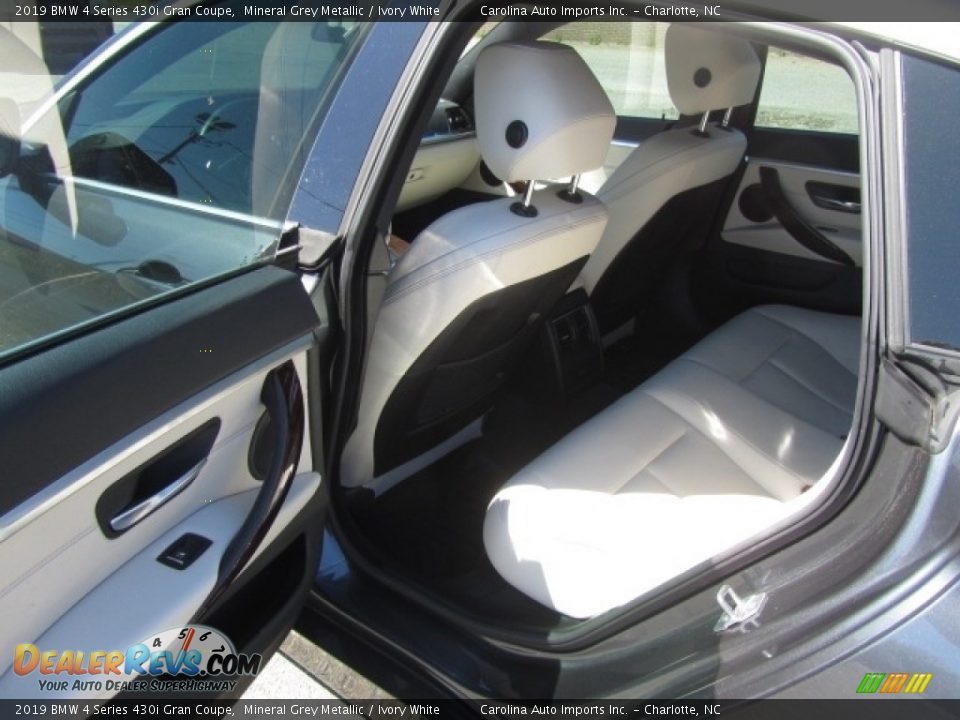 2019 BMW 4 Series 430i Gran Coupe Mineral Grey Metallic / Ivory White Photo #19