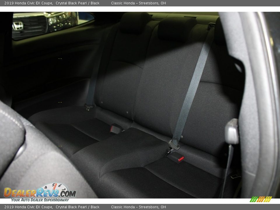 2019 Honda Civic EX Coupe Crystal Black Pearl / Black Photo #24