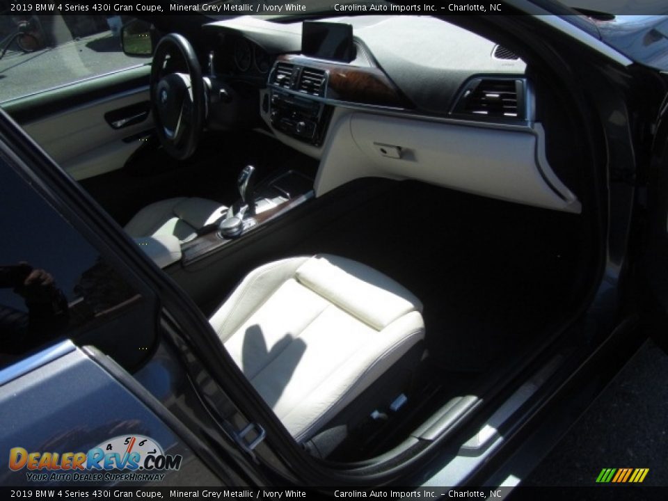 2019 BMW 4 Series 430i Gran Coupe Mineral Grey Metallic / Ivory White Photo #20
