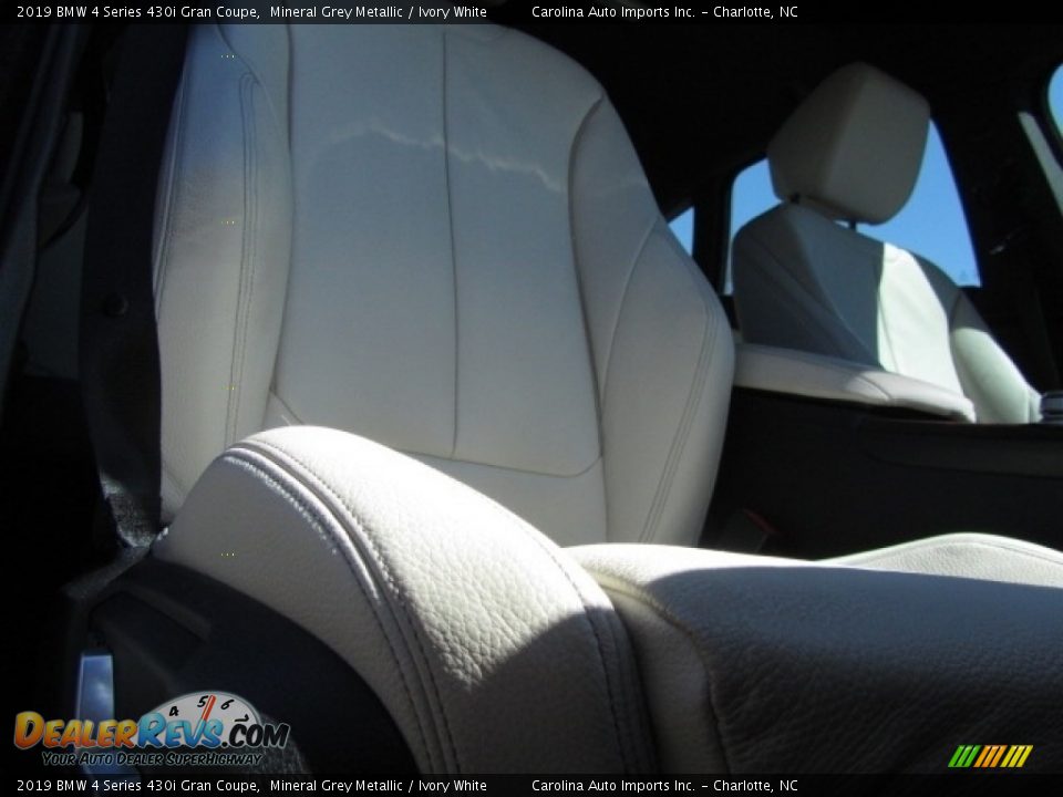 2019 BMW 4 Series 430i Gran Coupe Mineral Grey Metallic / Ivory White Photo #21