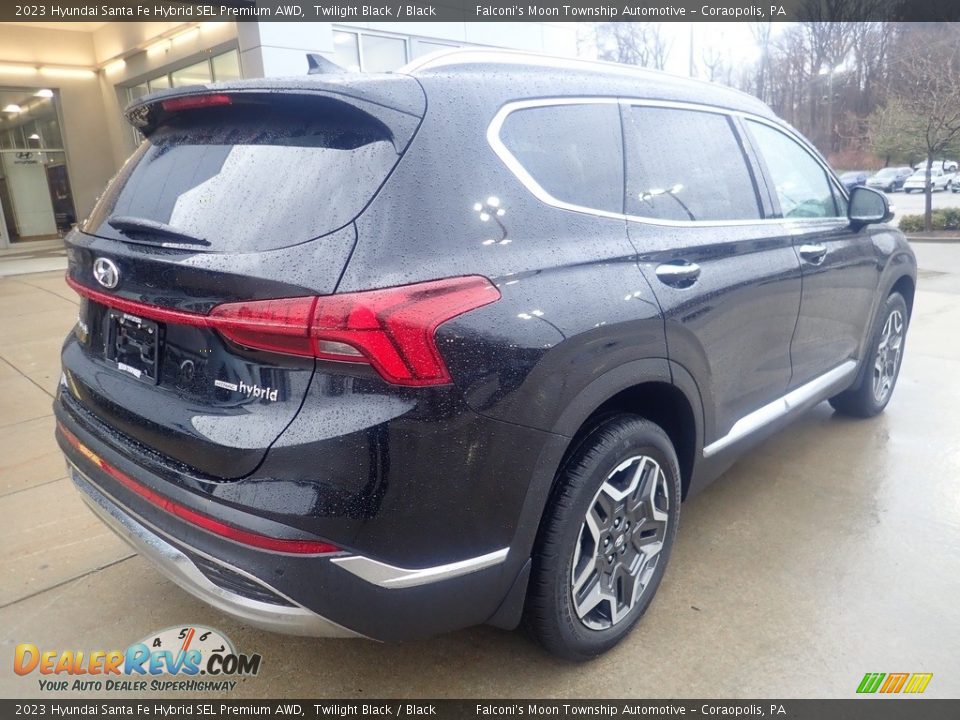 2023 Hyundai Santa Fe Hybrid SEL Premium AWD Twilight Black / Black Photo #2