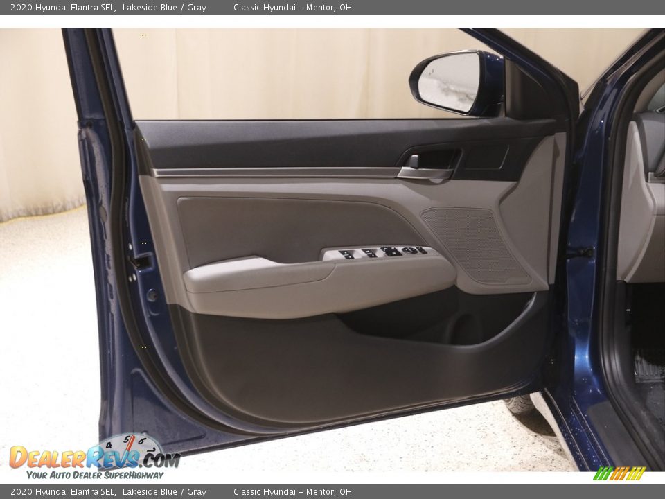 2020 Hyundai Elantra SEL Lakeside Blue / Gray Photo #4