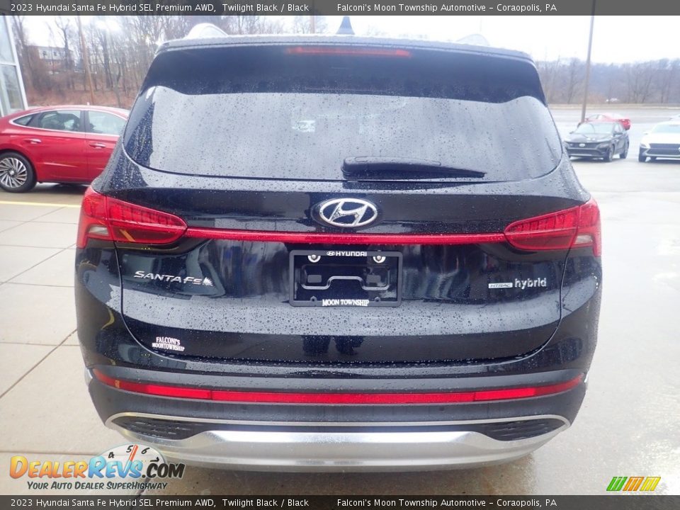 2023 Hyundai Santa Fe Hybrid SEL Premium AWD Twilight Black / Black Photo #3