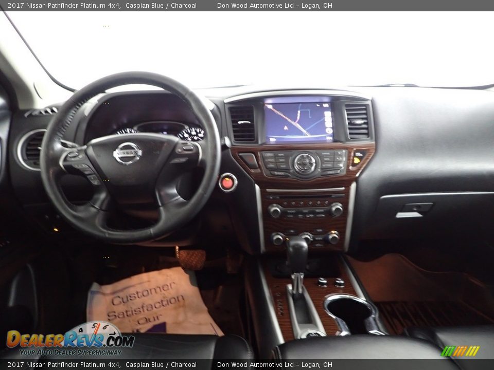 2017 Nissan Pathfinder Platinum 4x4 Caspian Blue / Charcoal Photo #31