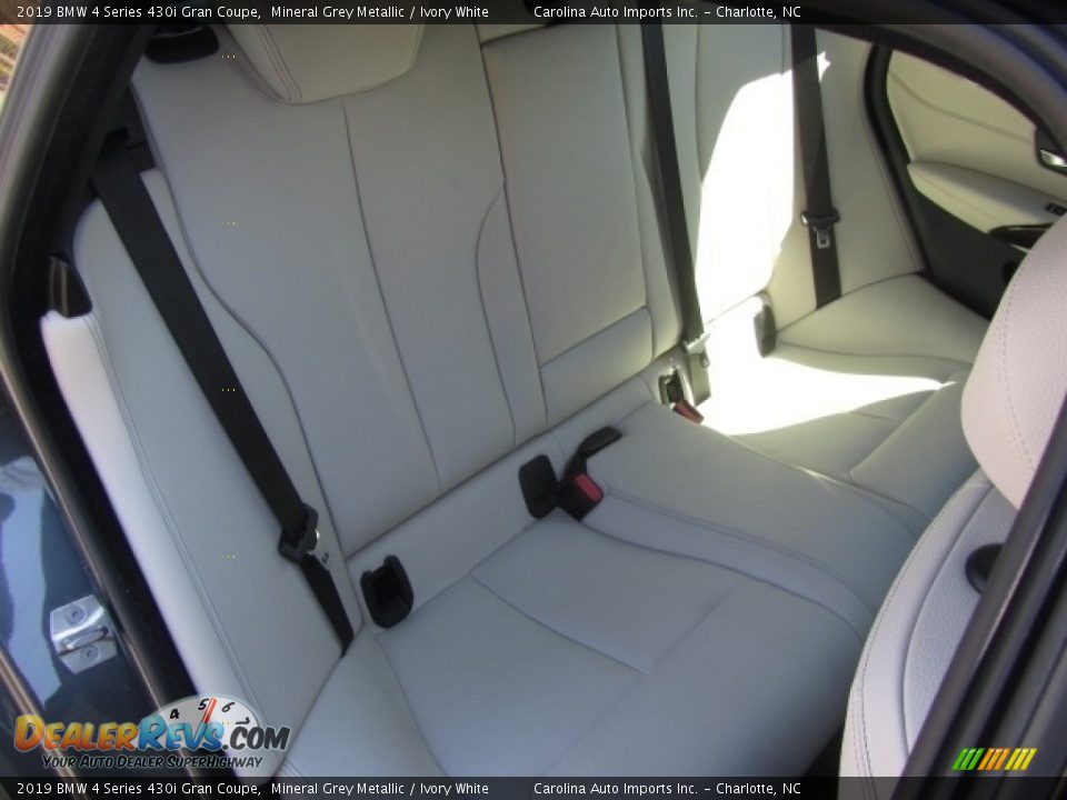 2019 BMW 4 Series 430i Gran Coupe Mineral Grey Metallic / Ivory White Photo #24