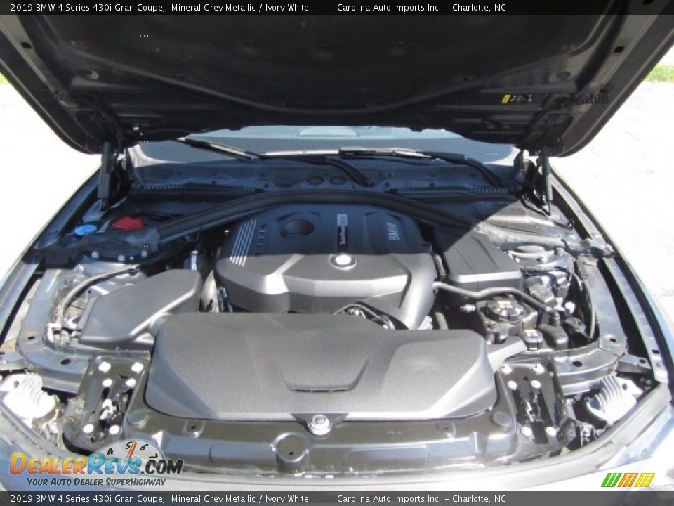 2019 BMW 4 Series 430i Gran Coupe Mineral Grey Metallic / Ivory White Photo #25