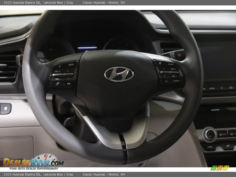 2020 Hyundai Elantra SEL Lakeside Blue / Gray Photo #7