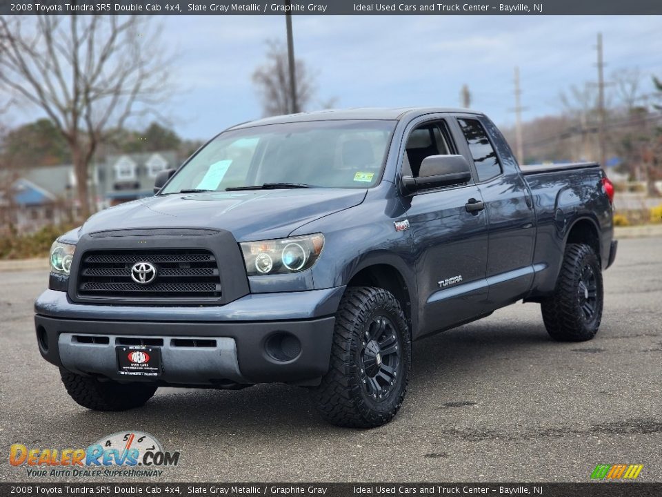 2008 Toyota Tundra SR5 Double Cab 4x4 Slate Gray Metallic / Graphite Gray Photo #1