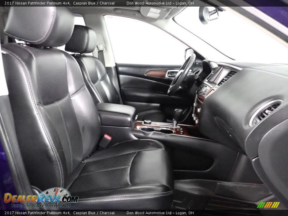 2017 Nissan Pathfinder Platinum 4x4 Caspian Blue / Charcoal Photo #34