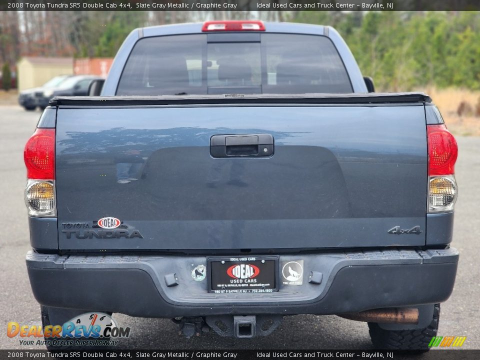 2008 Toyota Tundra SR5 Double Cab 4x4 Slate Gray Metallic / Graphite Gray Photo #4