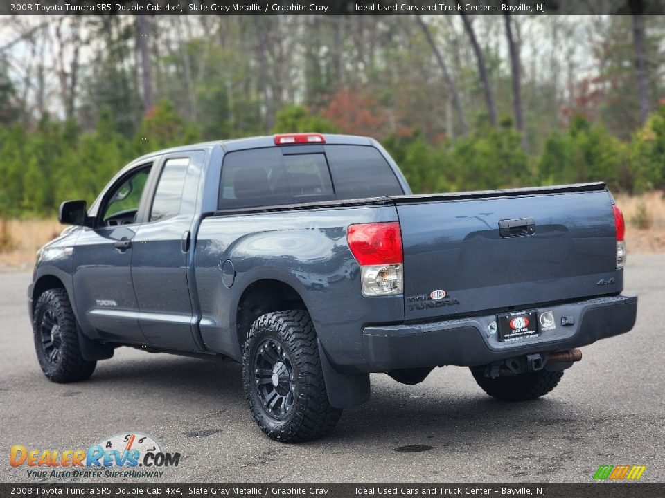 2008 Toyota Tundra SR5 Double Cab 4x4 Slate Gray Metallic / Graphite Gray Photo #5