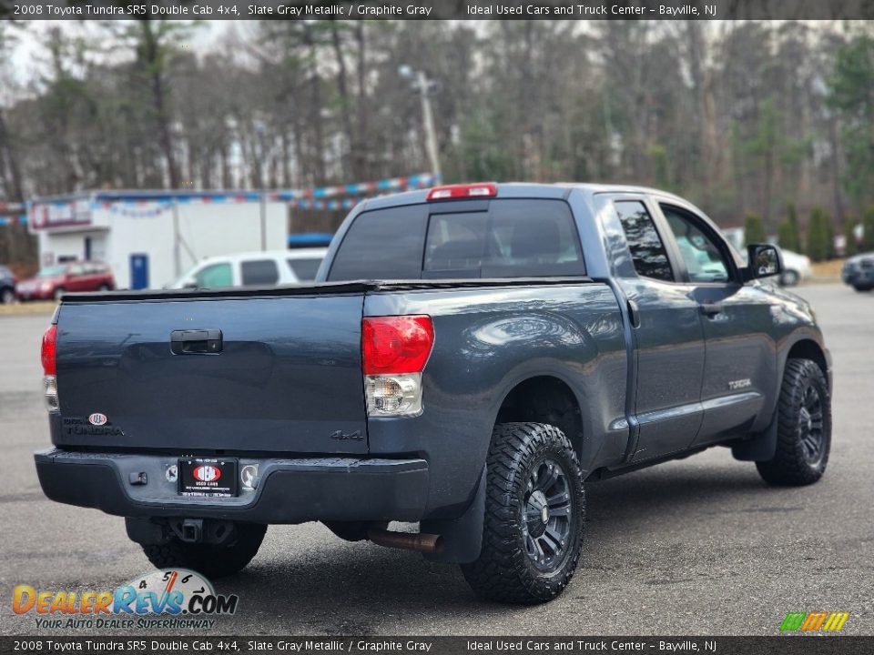 2008 Toyota Tundra SR5 Double Cab 4x4 Slate Gray Metallic / Graphite Gray Photo #6