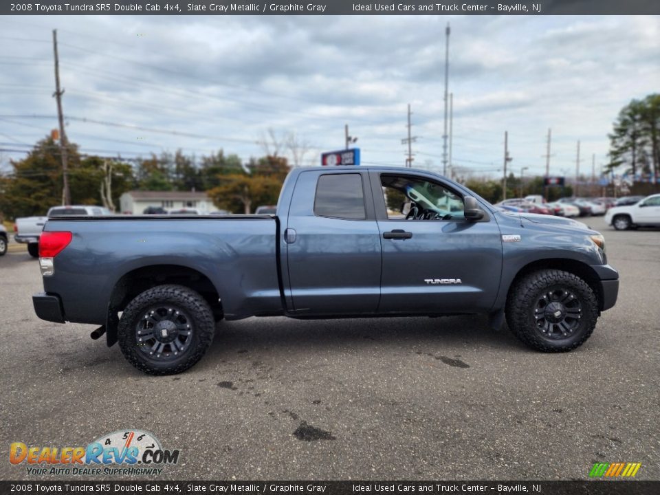 2008 Toyota Tundra SR5 Double Cab 4x4 Slate Gray Metallic / Graphite Gray Photo #7