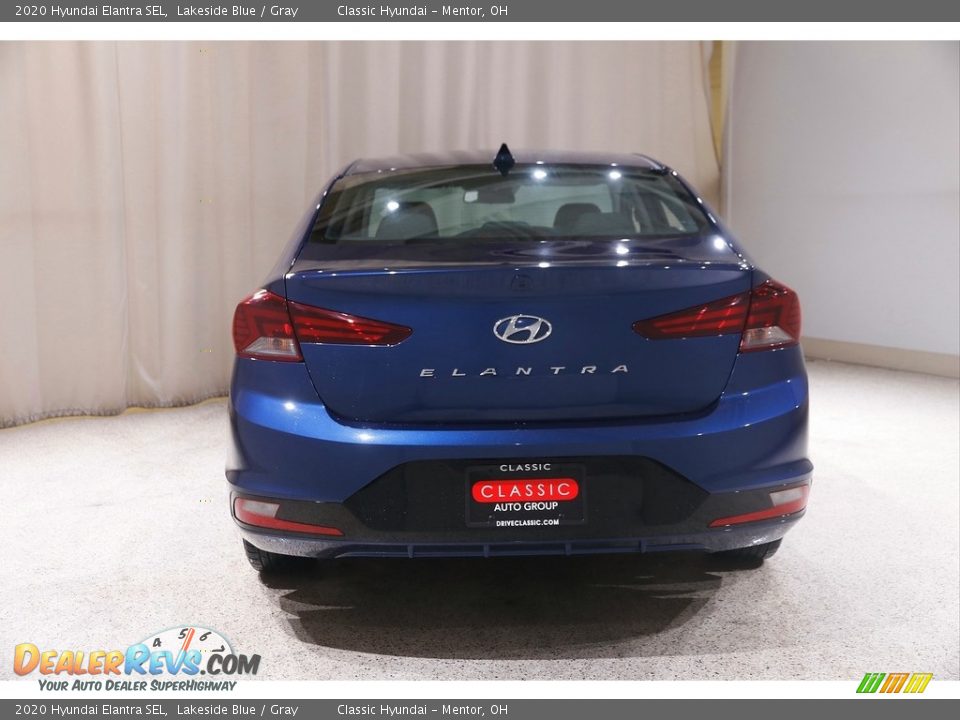 2020 Hyundai Elantra SEL Lakeside Blue / Gray Photo #17