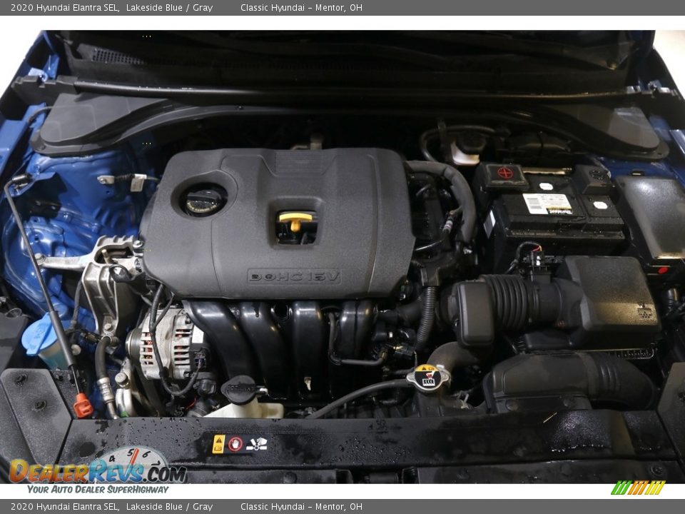 2020 Hyundai Elantra SEL Lakeside Blue / Gray Photo #18