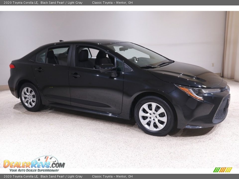 2020 Toyota Corolla LE Black Sand Pearl / Light Gray Photo #1
