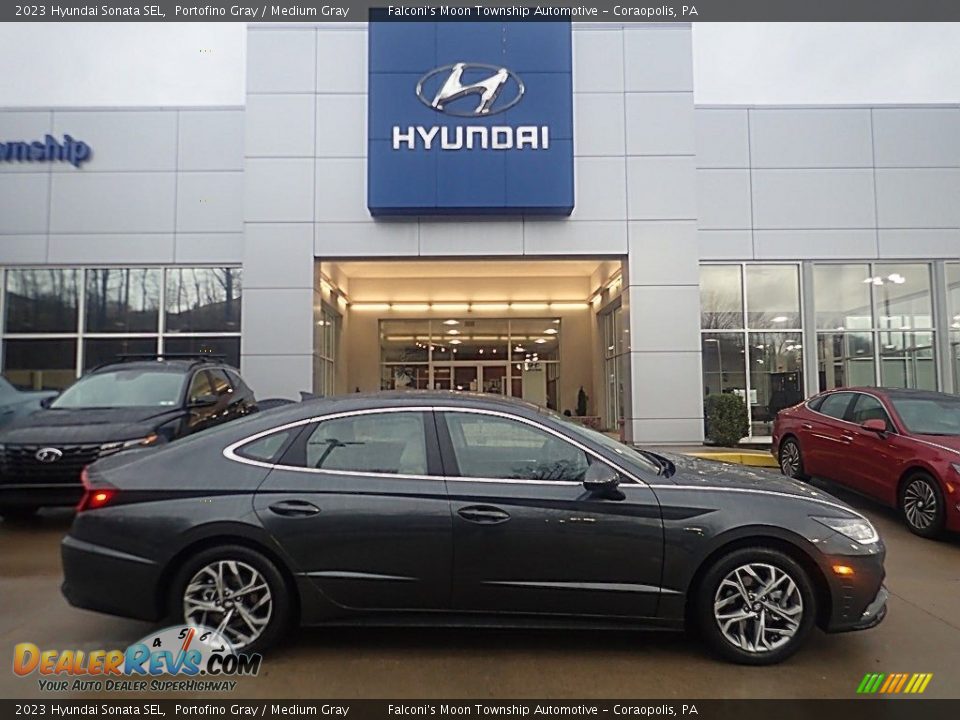 2023 Hyundai Sonata SEL Portofino Gray / Medium Gray Photo #1