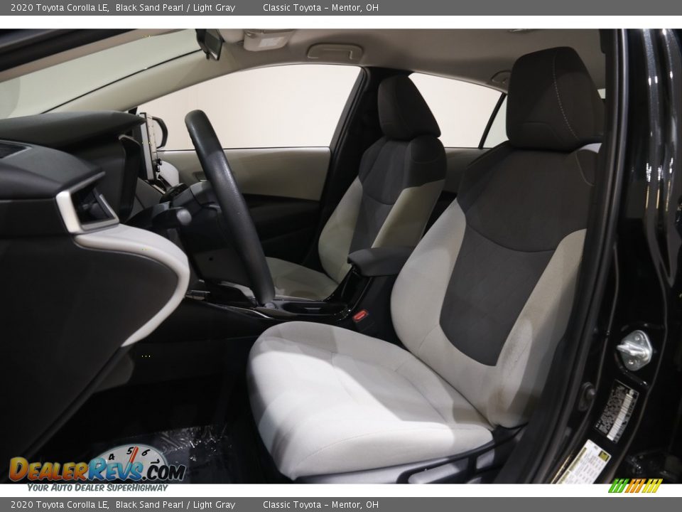 2020 Toyota Corolla LE Black Sand Pearl / Light Gray Photo #5