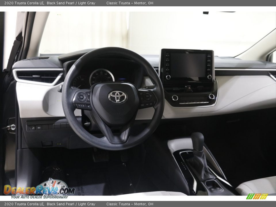 2020 Toyota Corolla LE Black Sand Pearl / Light Gray Photo #6