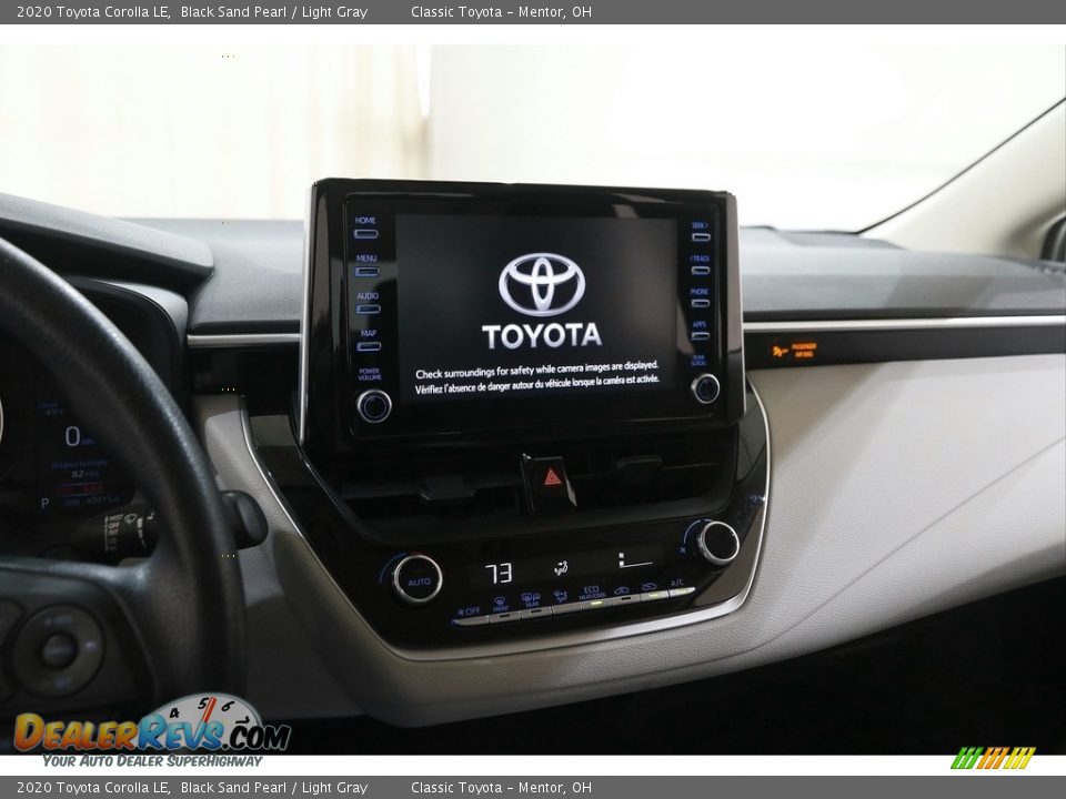 2020 Toyota Corolla LE Black Sand Pearl / Light Gray Photo #9
