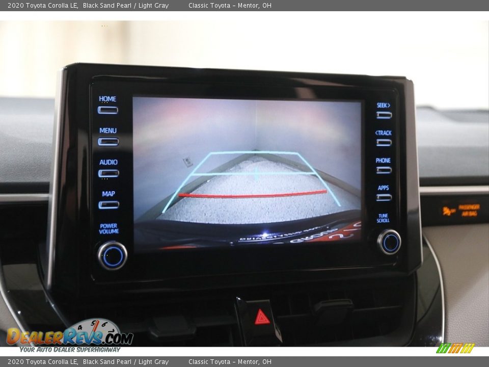 2020 Toyota Corolla LE Black Sand Pearl / Light Gray Photo #11