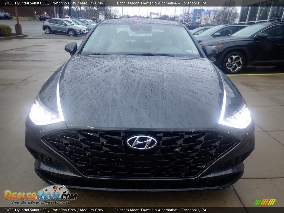 2023 Hyundai Sonata SEL Portofino Gray / Medium Gray Photo #7