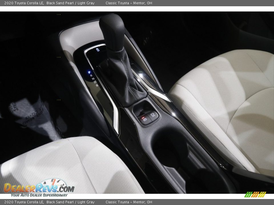 2020 Toyota Corolla LE Black Sand Pearl / Light Gray Photo #12