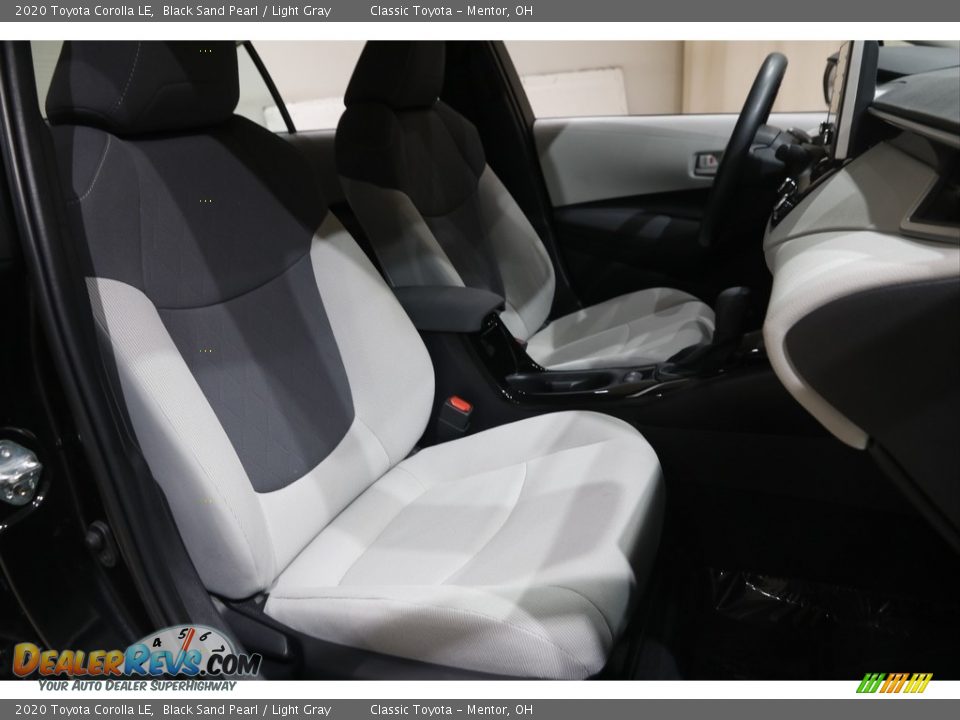 2020 Toyota Corolla LE Black Sand Pearl / Light Gray Photo #13