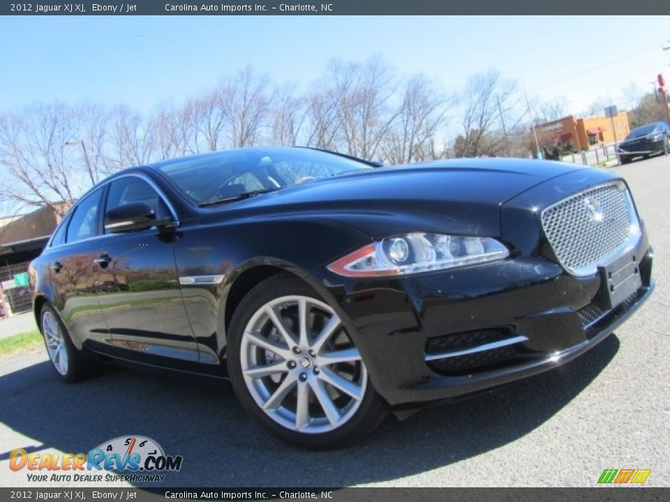2012 Jaguar XJ XJ Ebony / Jet Photo #1