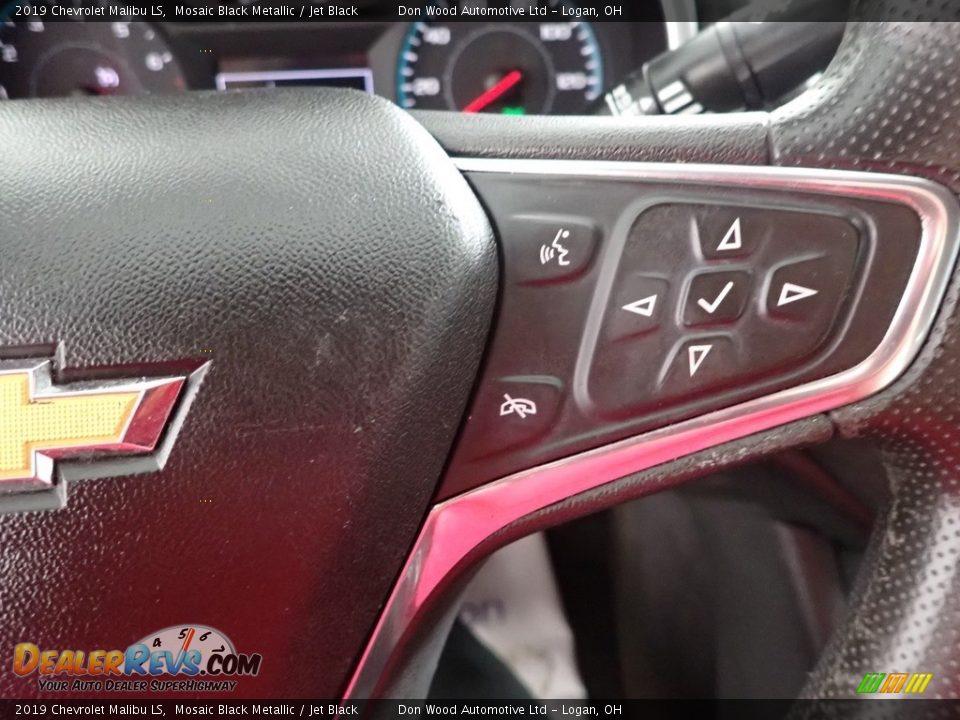 2019 Chevrolet Malibu LS Mosaic Black Metallic / Jet Black Photo #17