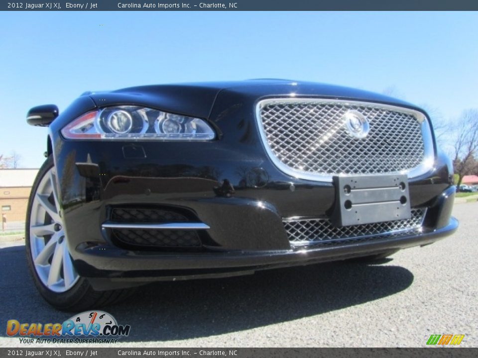 2012 Jaguar XJ XJ Ebony / Jet Photo #2