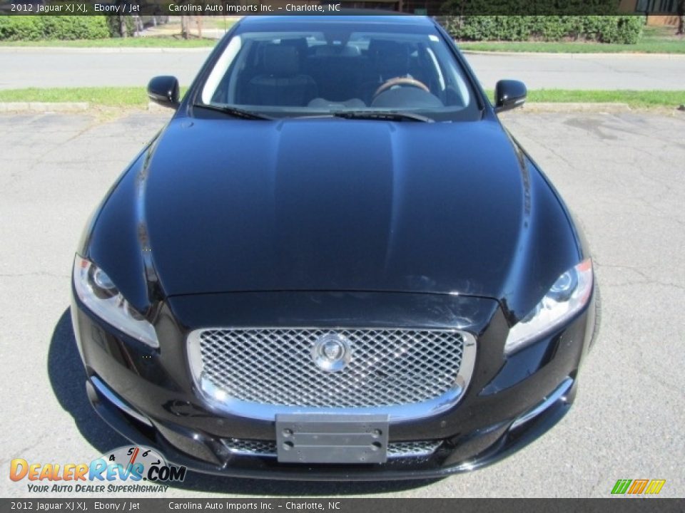 2012 Jaguar XJ XJ Ebony / Jet Photo #4