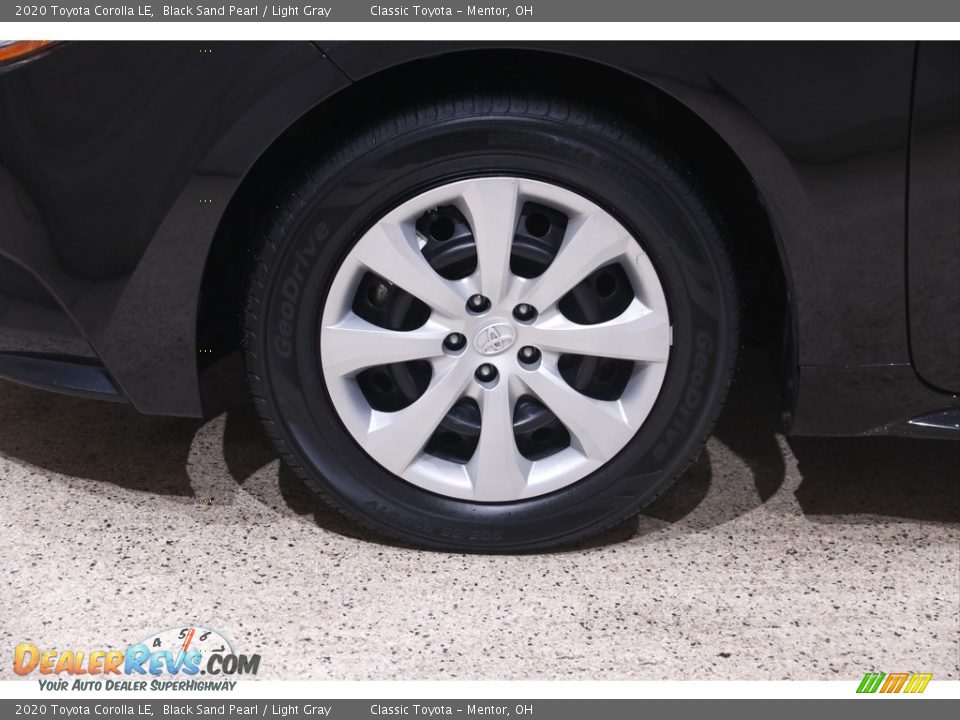 2020 Toyota Corolla LE Black Sand Pearl / Light Gray Photo #18