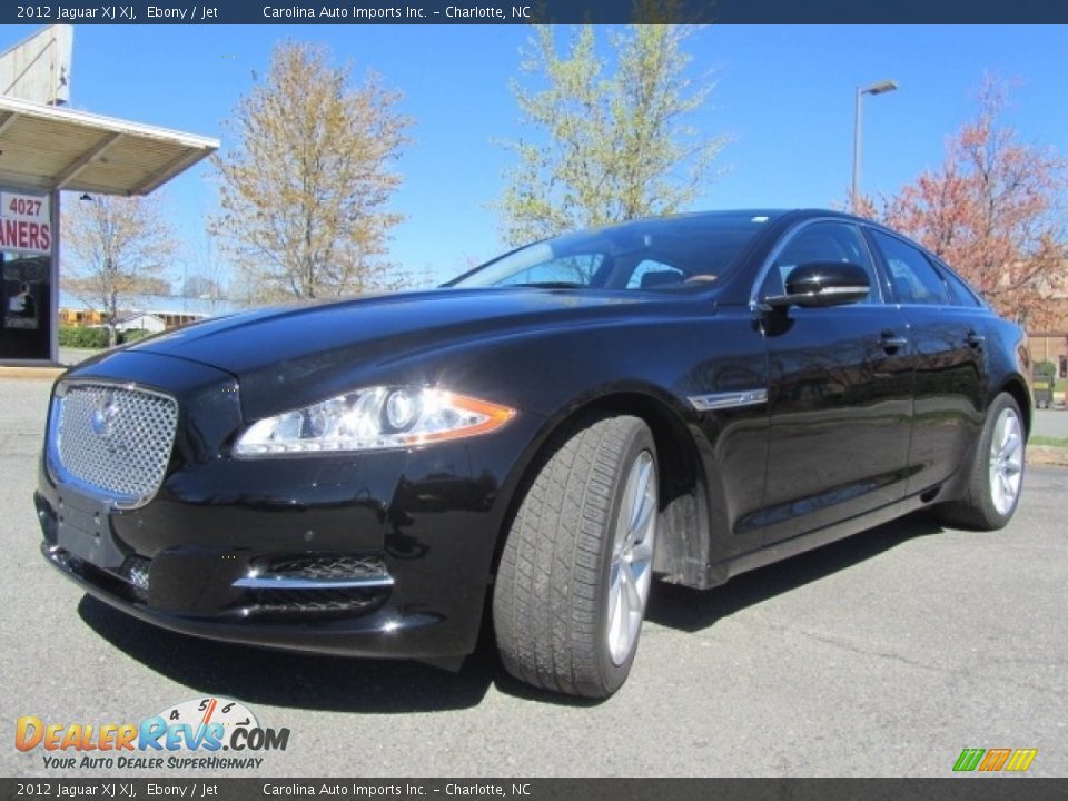 2012 Jaguar XJ XJ Ebony / Jet Photo #6