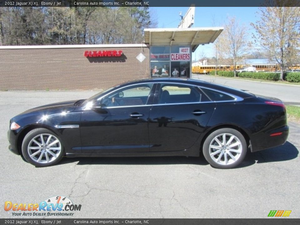 2012 Jaguar XJ XJ Ebony / Jet Photo #7