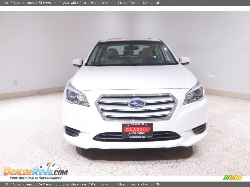 2017 Subaru Legacy 2.5i Premium Crystal White Pearl / Warm Ivory Photo #2