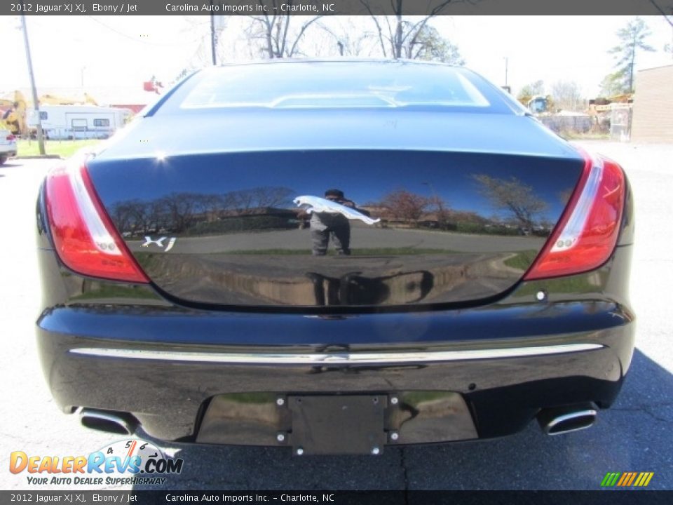 2012 Jaguar XJ XJ Ebony / Jet Photo #9