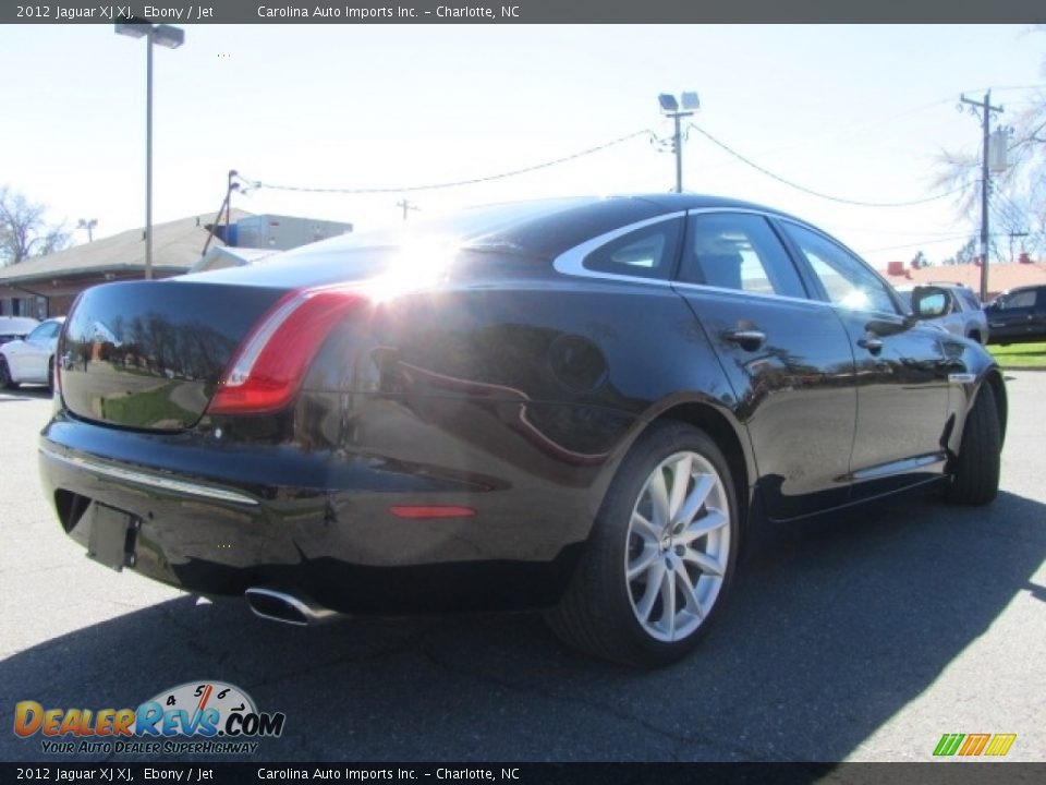 2012 Jaguar XJ XJ Ebony / Jet Photo #10