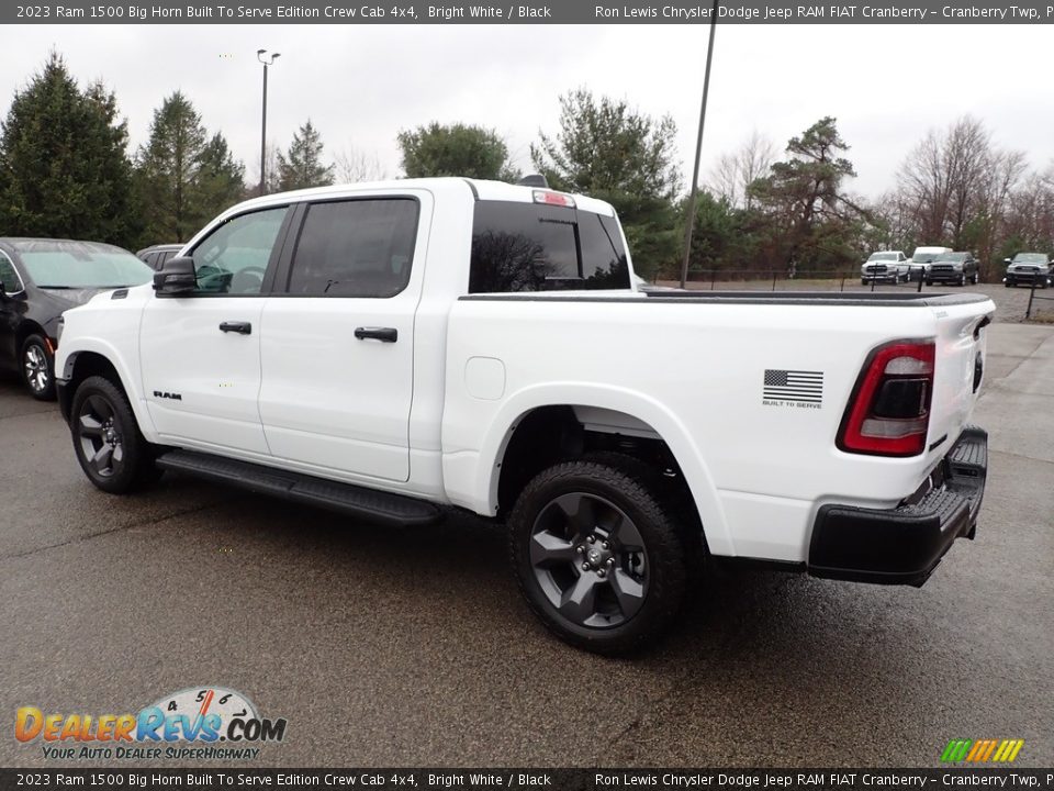 2023 Ram 1500 Big Horn Built To Serve Edition Crew Cab 4x4 Bright White / Black Photo #3